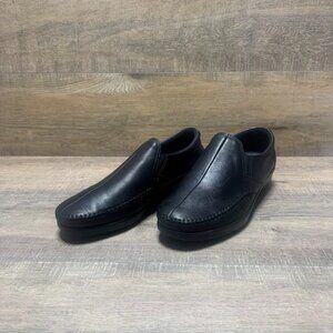 SAS Dream Black Weather Wedge Loafers Shoe Women's Size 11